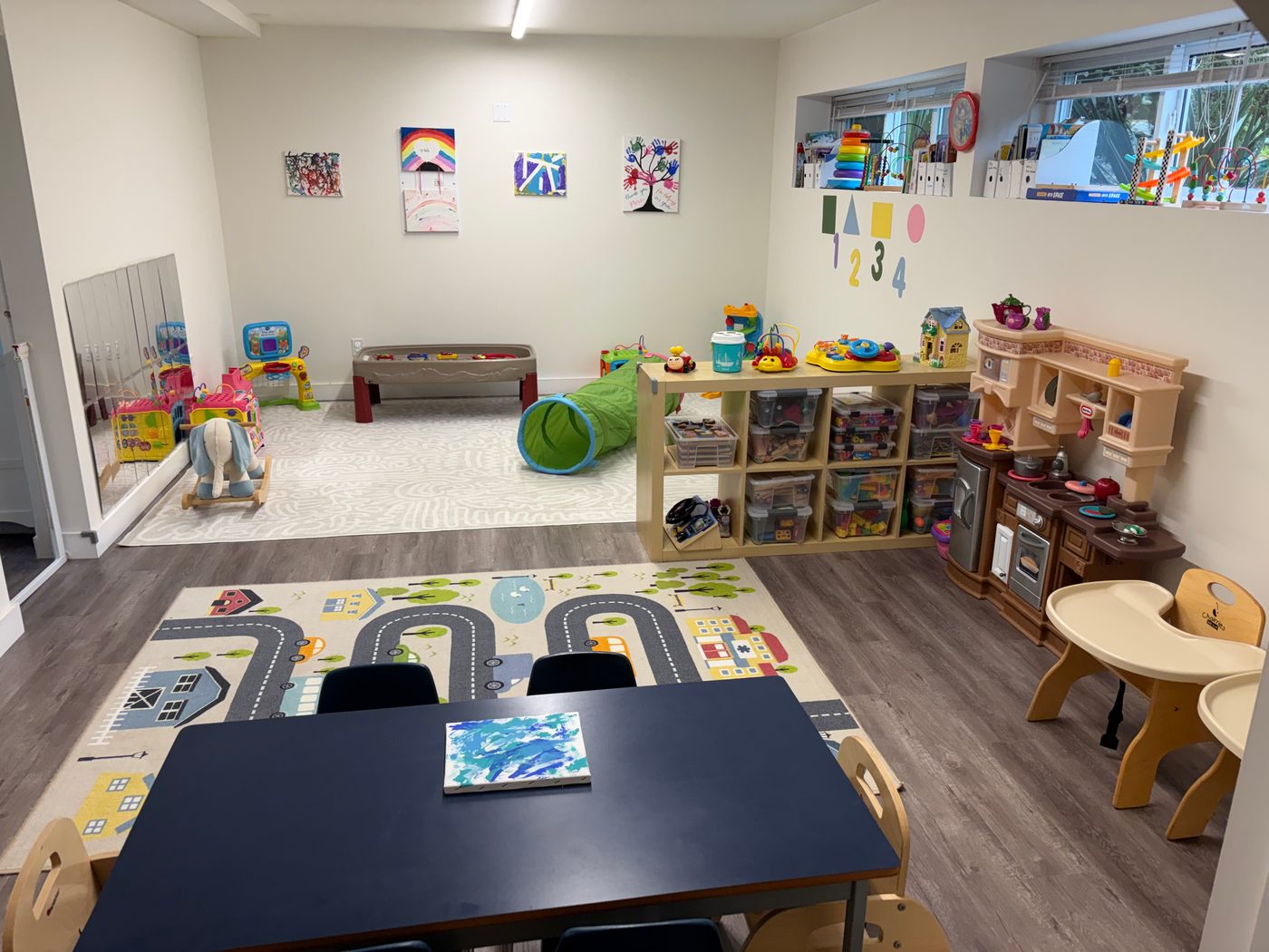 Our daycare play and learning space